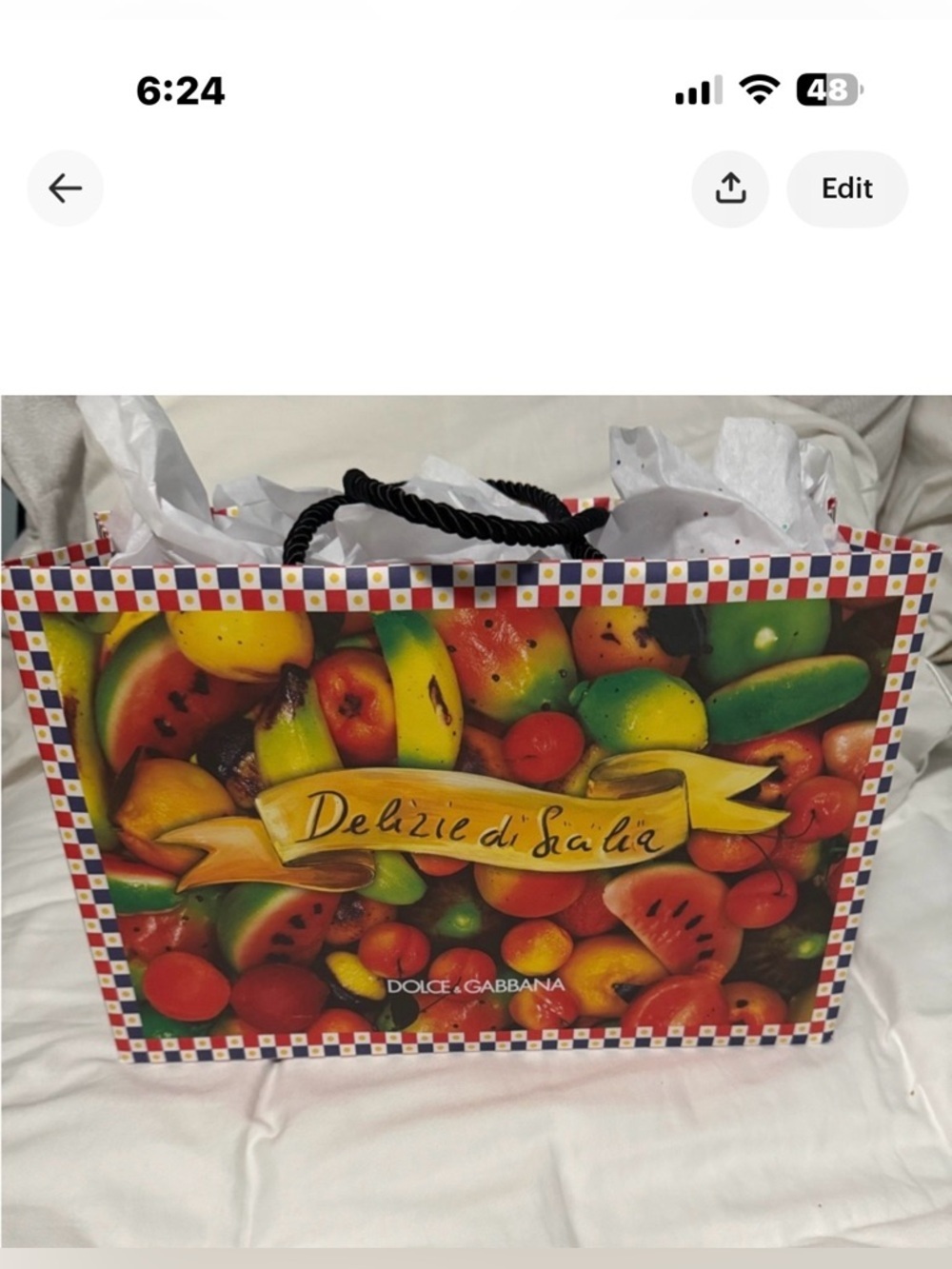 Dolce & Gabbana Multicolor Gift Bag gorgeous! 😍